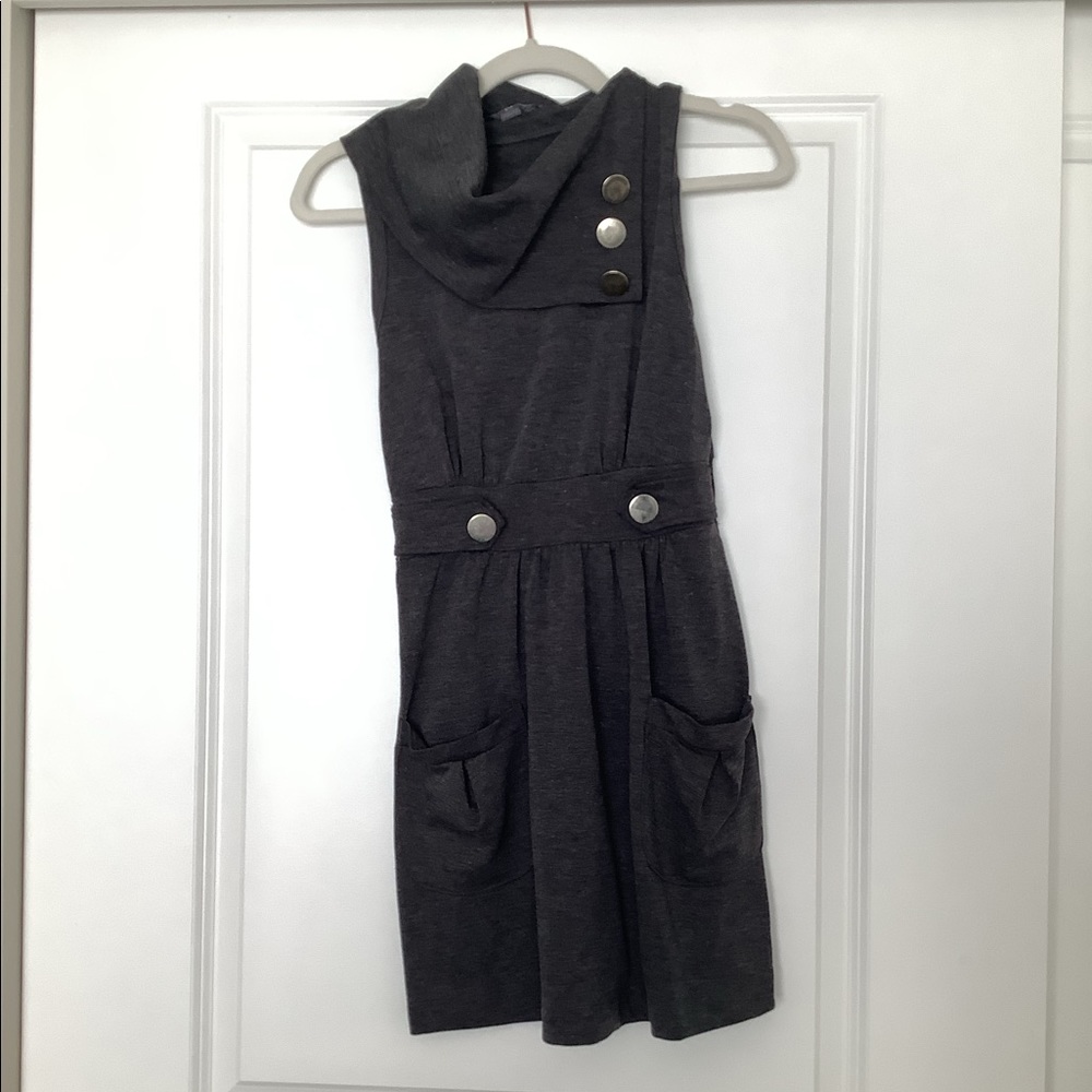 Forever 21 Grey Business Casual Dress (size small)